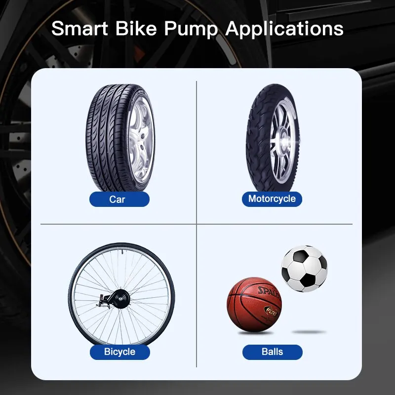 🚗🏍️MINI COMPRESOR DE AIRE MULTIPROPOSITO.🚲⚽